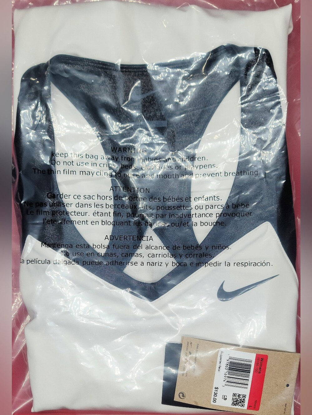 Nike Court Slam US Open 2025 Tennis Dress Sz L Women NWT